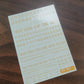 Madworks AW-081 Waterslide Decal: Numbers Type 02 (Orange)