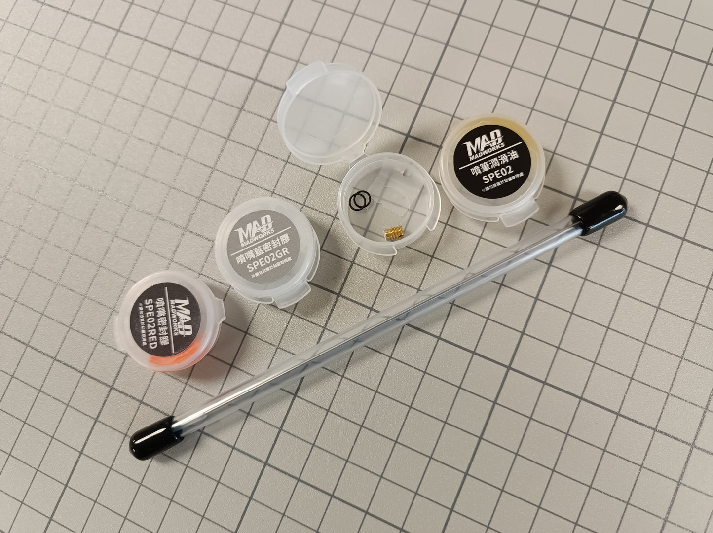 Madworks MK-202+ Airbrush Accessory Kit for M-202+ (0.5mm w/ o-ring)