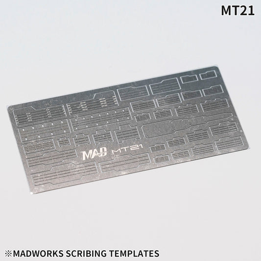 MT-21 Scribing Templates With Fold Lines Photo-etched