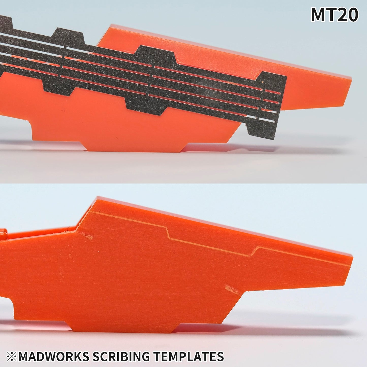 Madworks MT20 Scribing Templates With Fold Lines Photo-etched