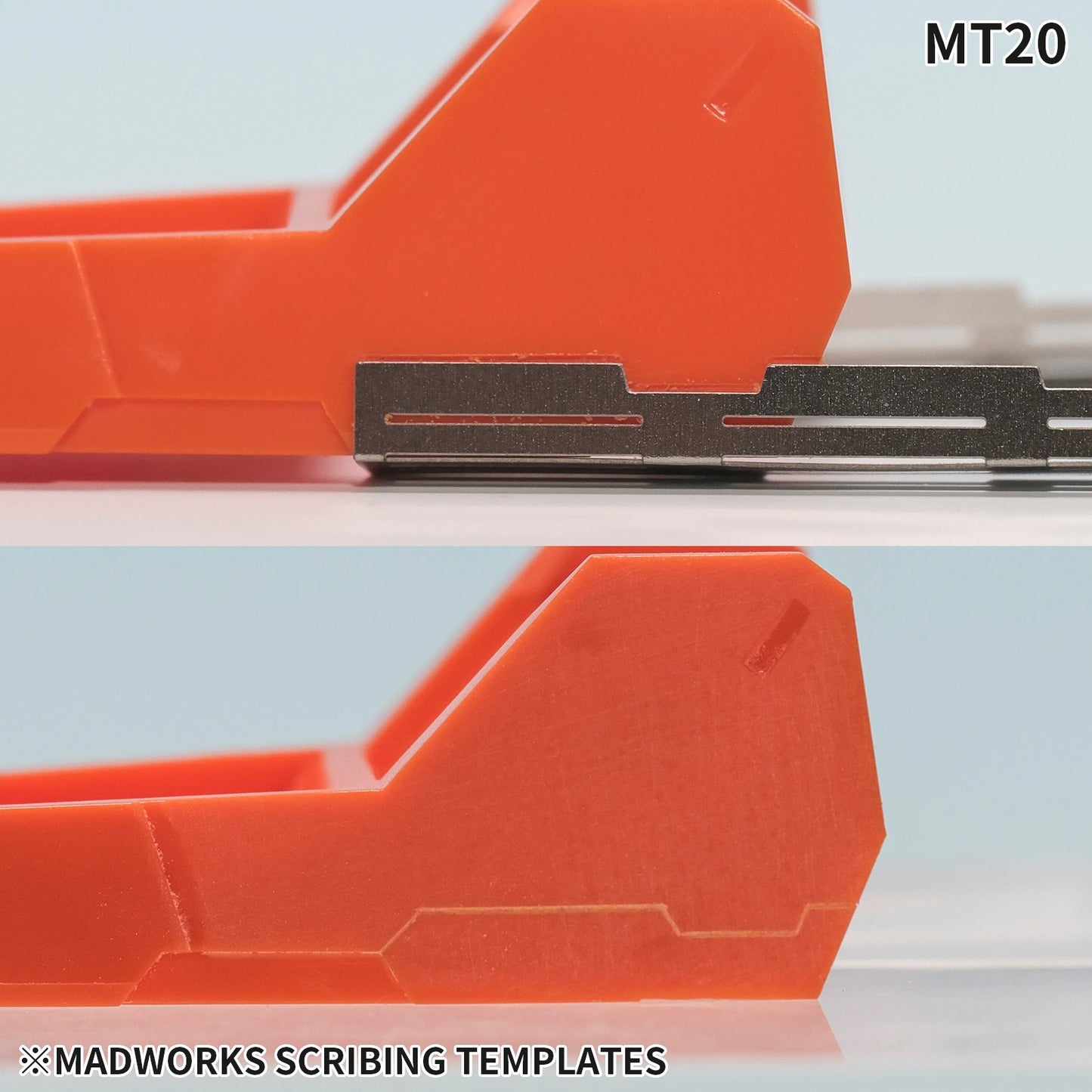 Madworks MT20 Scribing Templates With Fold Lines Photo-etched