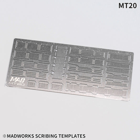MT-20 Scribing Templates With Fold Lines Photo-etched