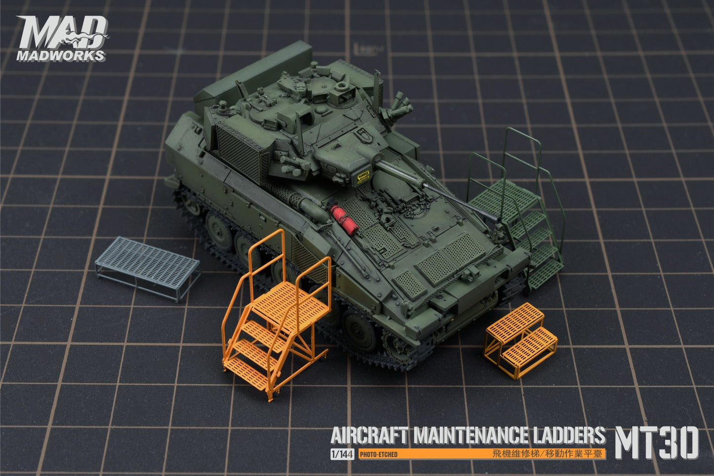 MADWORKS MT30 1/72 MAINTENANCE LADDERS 5