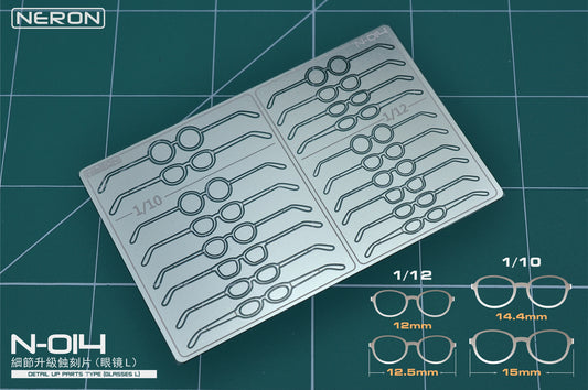 N-014 NERON DETAIL-UP PARTS: GLASS FRAMES