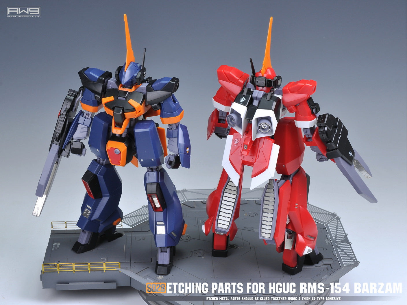 MADWORKS S028 ETCHING PARTS FOR HGUC RMS-154 BARZAM