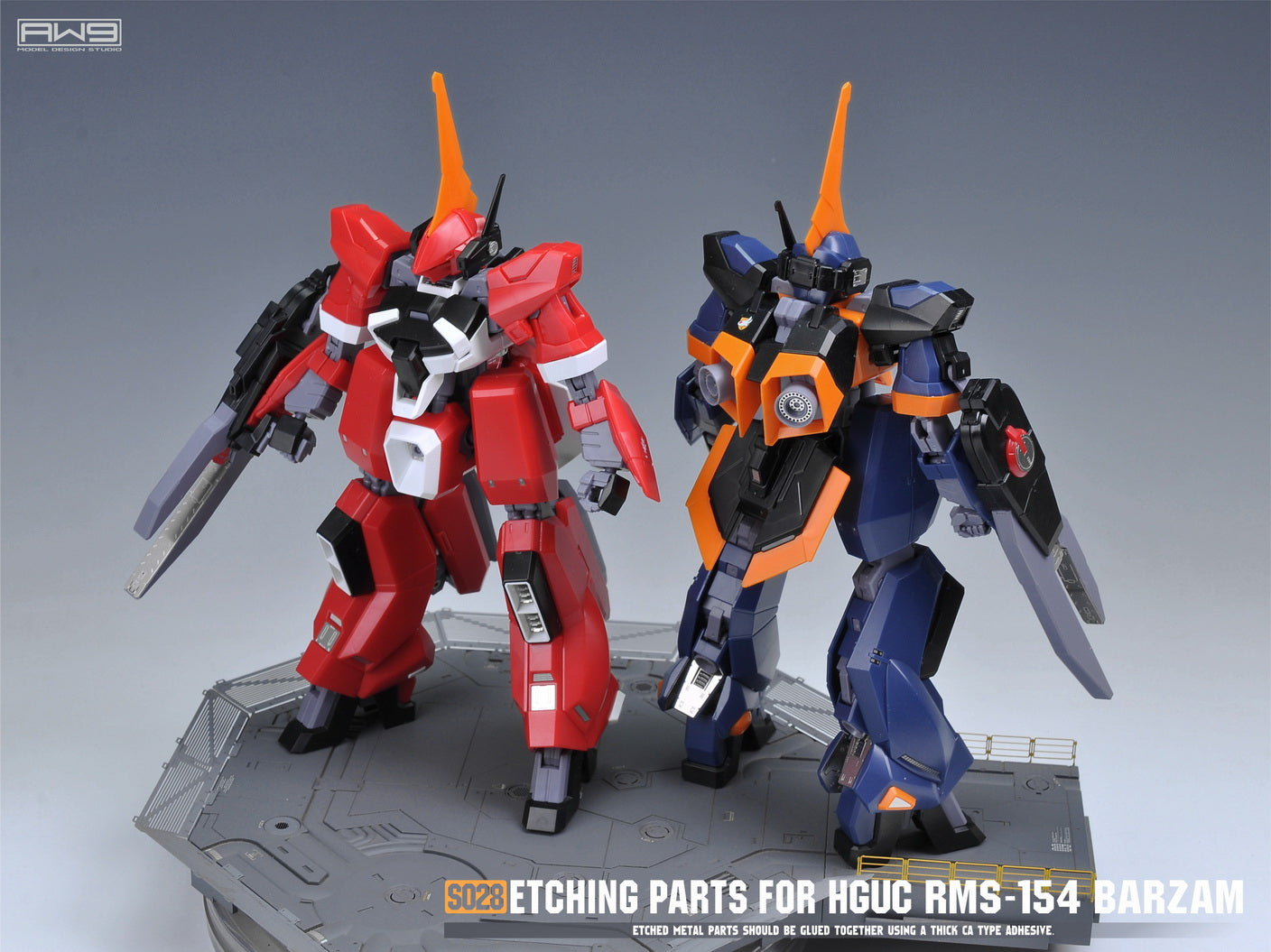 MADWORKS S028 ETCHING PARTS FOR HGUC RMS-154 BARZAM