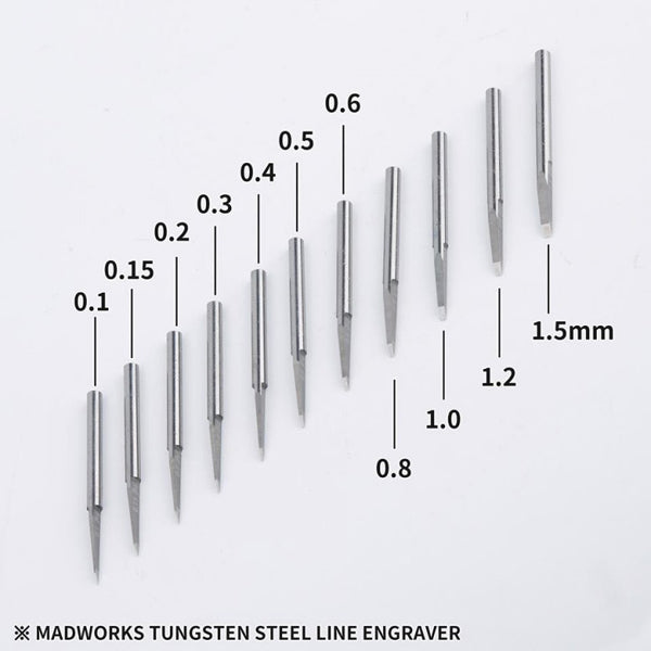 Madworks TS030 Tungsten Steel Line Engraver 0.30mm