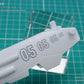 Madworks AW-070 Waterslide Decal: Numbers Type 01 (Gray)