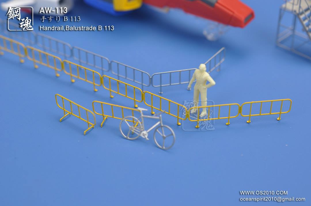 Madworks AW-113 Detail-up Handrails A 1/144