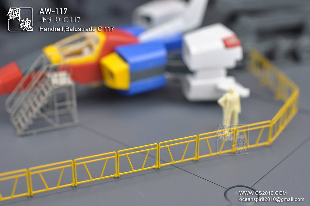 Madworks AW-117 Detail-up Handrails C 1/144