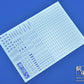 Madworks AW-136 Waterslide Decal Markings Type 01 (Blue)