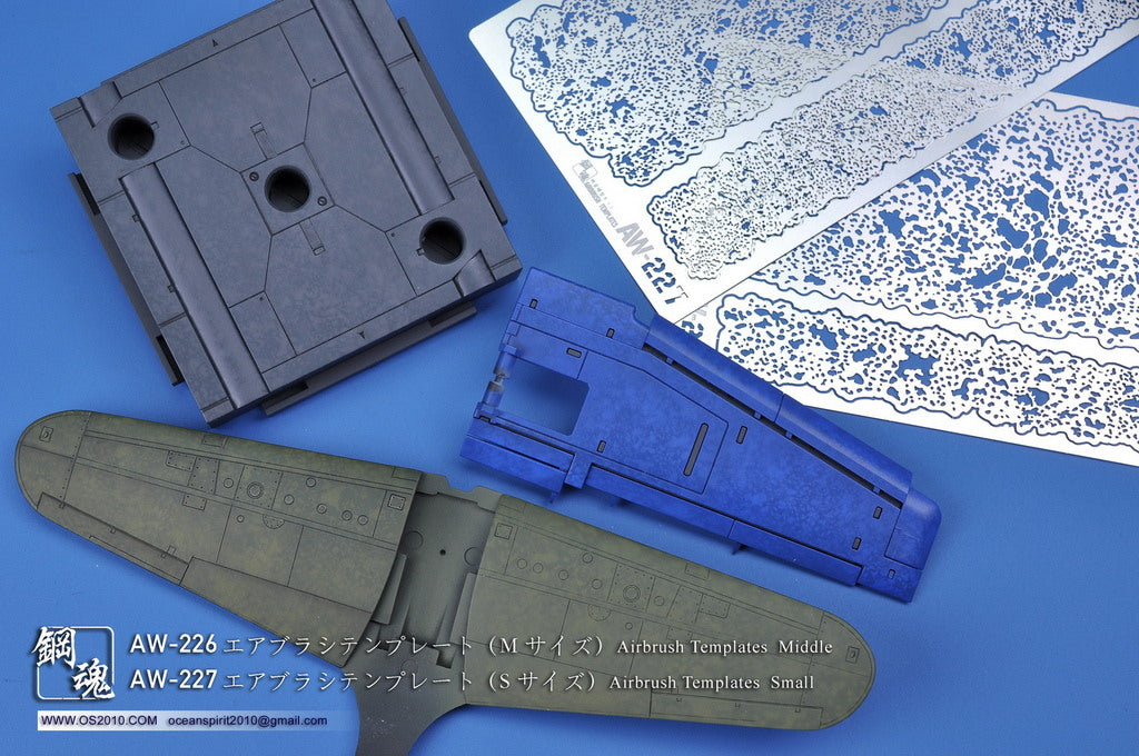 MADWORKS AW-226 AIRBRUSH TEMPLATE MIDDLE