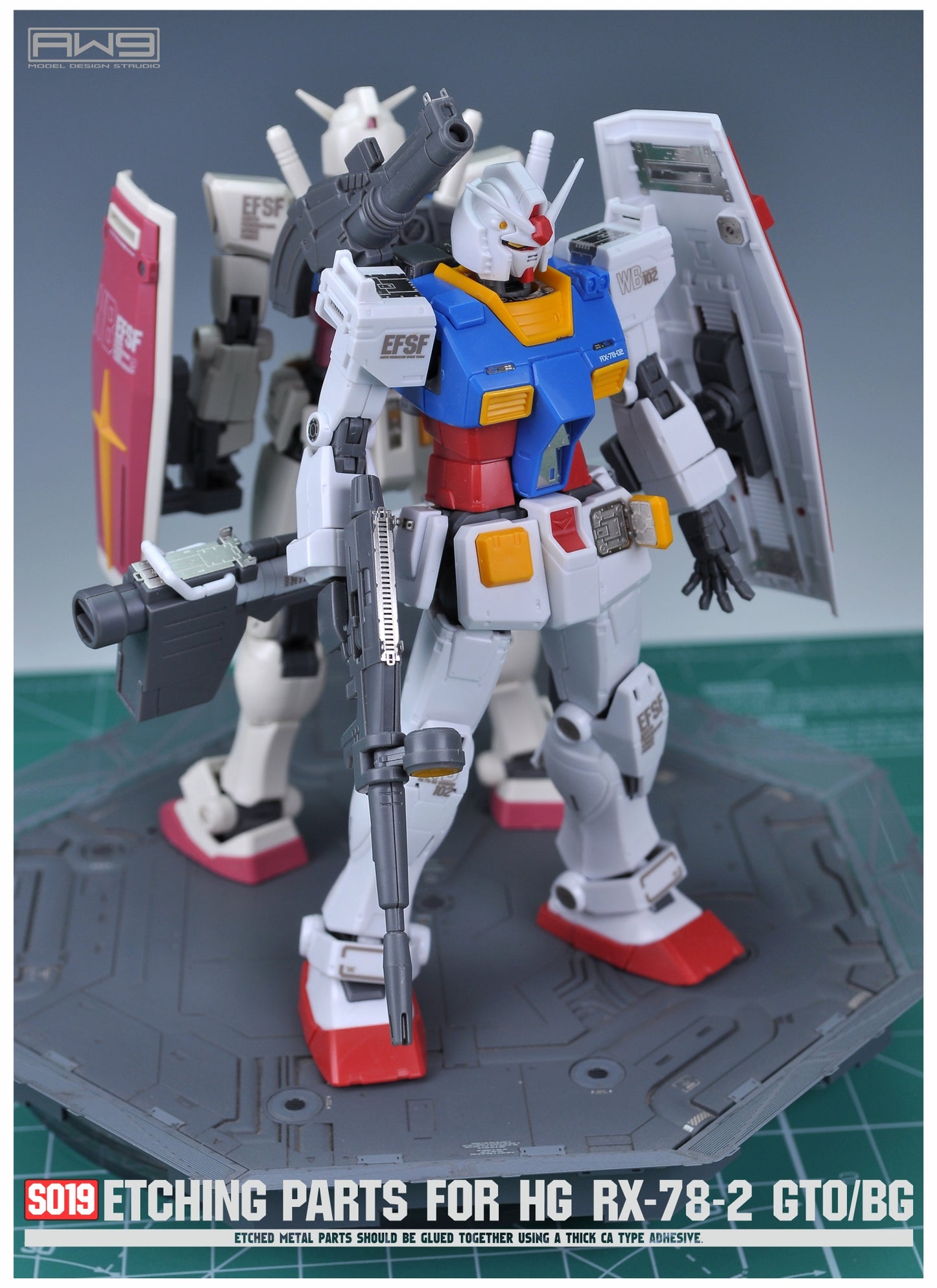 S019 Etching Parts for HG RX-78-2 GTO/Beyond Global