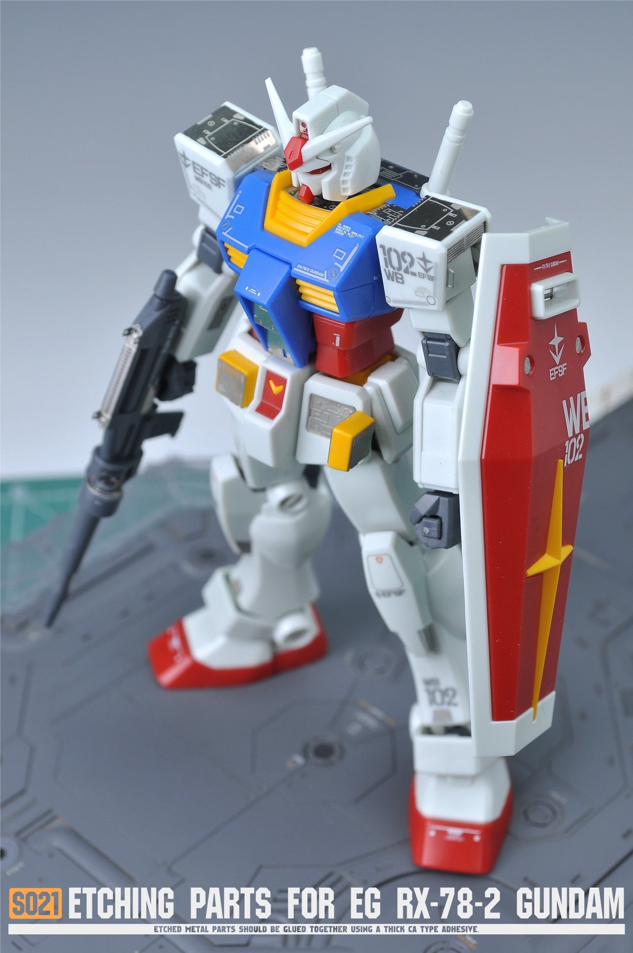 Madworks S021 Etching Parts for EG RX78-2 Gundam